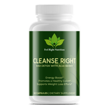 Load image into Gallery viewer, Cleanse Right - Max Detox W/Acai Berry