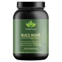 Load image into Gallery viewer, Build Right - Premium Protein Blend 2LB - Vanilla
