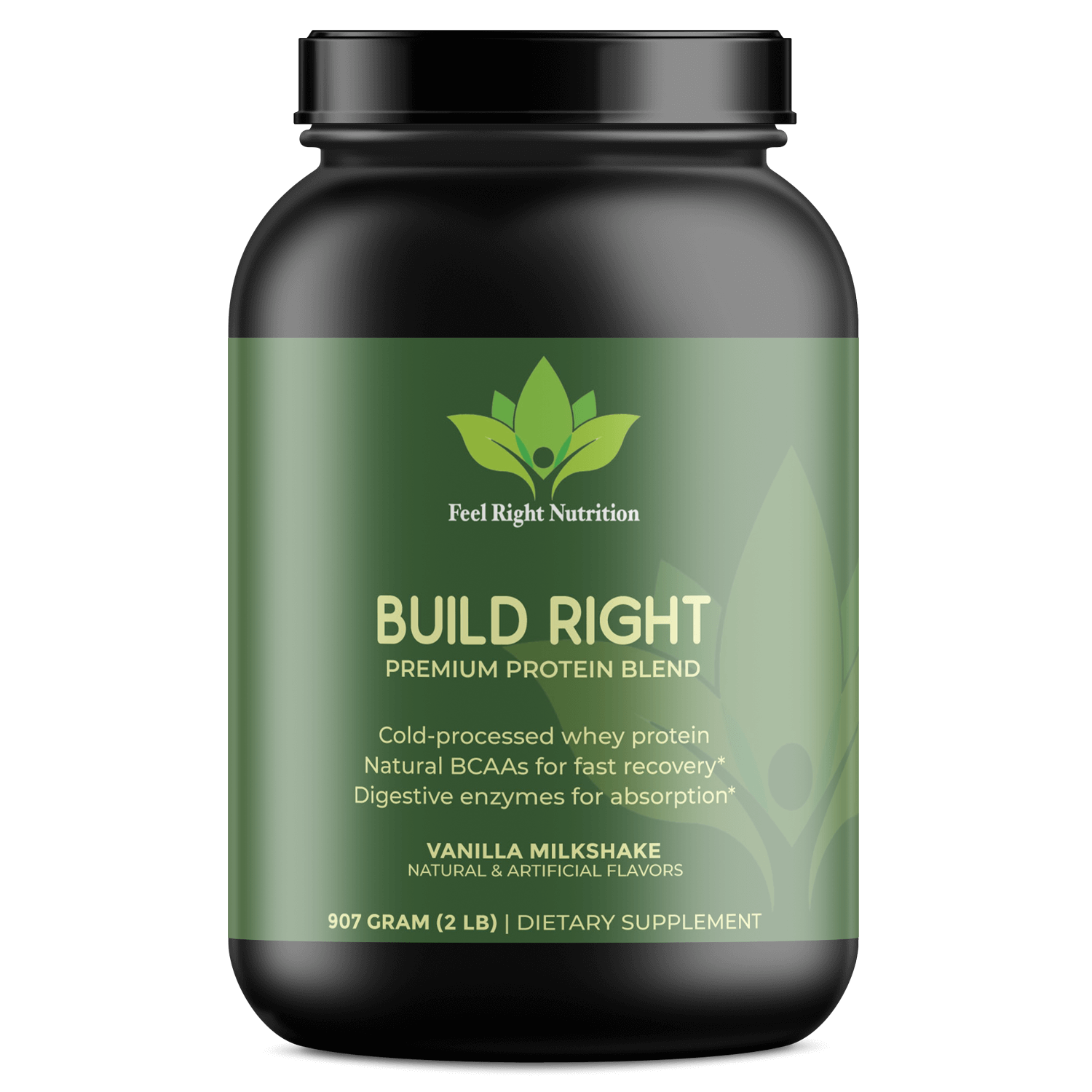 Build Right - Premium Protein Blend 2LB - Vanilla