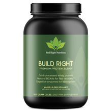 Load image into Gallery viewer, Build Right - Premium Protein Blend 2LB - Vanilla
